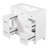 Bathroom Vanity Cabinet With Sink Top Combo Set, Single Sink, Shaker Cabinet With Soft Closing Door And Drawer - White - Image 17
