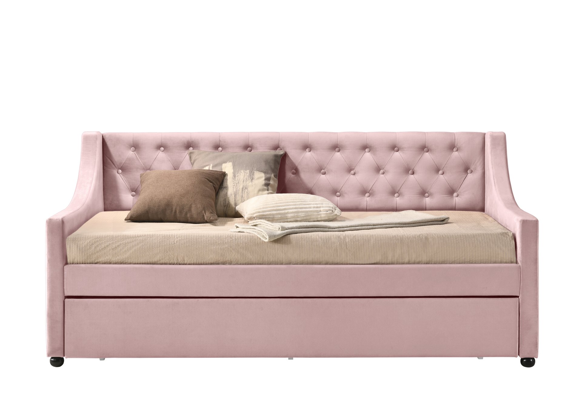 Lianna - Twin Daybed With Trundle - Pink - Image 3