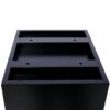 Package Delivery Box, Galvanized Steel Parcel Mailbox With Code Lock & Mounting Hardware, For Outdoor Porch, Curbside - White / Black - Image 7