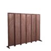 Panel Solid Wood, Folding Room Divider - Brown - Image 8