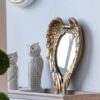 Wing Accent Mirror, Wall Mirror For Living Room - Gold - Image 2