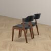 Enzo - Dining Chair (Set of 2) - Black / Brown - Image 5