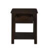 Flora - End Table With Drawer - Dark Brown - Image 8