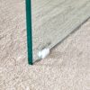 Coffee Table With Tempered Glass Legs.Density Board Sticker, Reinforced Glass Legs - Walnut - Image 13