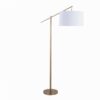 Casper - Contemporary Floor Lamp - Gold / Off White - Image 3
