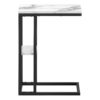 Accent Table C - Shaped, Contemporary And Modern - White - Image 2