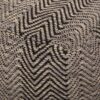Barracuda - Handcrafted Cotton Pouf With Chevron Pattern - Brown / Beige - Image 5