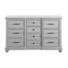 Mariano - 10 Drawer Dresser - Gray - Image 2