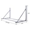 Wall-Mounted Folding Tire Storage, 30.5 To 50.5" Wide, Supports 300 Pounds - Silver - Image 13