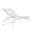 Modern Outdoor Finn Chaise Lounge With Comfort Mesh - White - Image 9