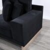 Memphis - Velvet Reversible Sectional Sofa Ottoman With Storage Compartment, Drawer, USB ports, Charging Outlets - Image 8