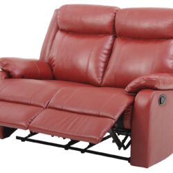 Double Reclining Love Seat - Red