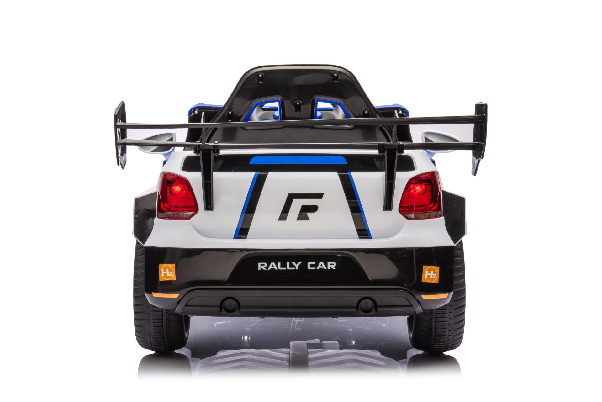 12V4A 20W*2 One Button Start, Forward And Backward, High And Low Speed, Music, Front Light, Power Display, Two Doors Can Open, 2.4G R / C, Seat Belt Four Wheel Absorber Kids Ride On Car - Blue - Image 17
