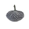 Chenille Weighted Pumpkin Ornament Decor For Holiday Harvest Festival Fall Festival & Thanksgiving (Set of 2) - Gray - Image 6