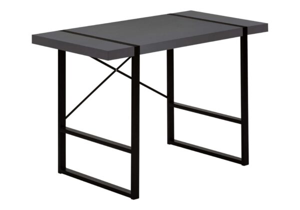 Computer Desk For Home Office, Laptop, Modern Convenient Design - Gray