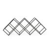 Modern Industrial Tabletop Wine Rack With 7 Bottle Holders - Black - Image 4