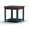Nantucket - Side Table - Blue Denim, Whiskey - Image 5