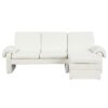 Convertible Futon Sofa Bed Futon Sofa Couch With An Adjustable Backrest, A Reversible Chaise Lounge And 2 Removable Armrest Pillows For Living Room - Beige - Image 11