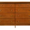 Elegant Casual Dresser - Oak - Image 8