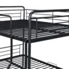 Full Long Over Queen Bunk Bed With Twin Size Trundle - Black - Image 8