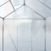 Polycarbonate Greenhouse, Heavy Duty Outdoor Aluminum Walk-In Green House Kit With Rain Gutter, Vent And Door For Backyard Garden - Aluminium - Image 10