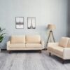 Stationary Loveseat - Beige - Image 10