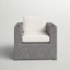 Patio Chair With Cushions - Gray - Image 7