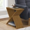 Accent Side Table, Contemporary - Taupe - Image 10