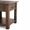 Monroe - End Table - Distressed Charcoal Brown - Image 3