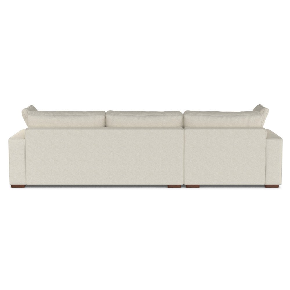 Charlie - Deep Seater Left Sectional Sofa - Cream - Image 17