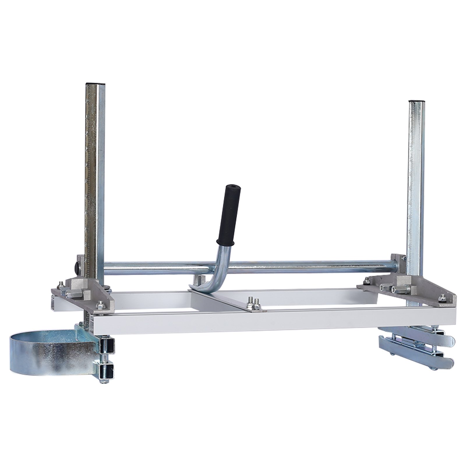 Portable Chainsaw Mill Aluminum Steel Planking Lumber With Adjustable Milling Bar 14 To 24" - Silver - Image 10