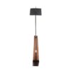 Robyn - Mid-Century Modern Floor Lamp - Walnut / Black - Image 5