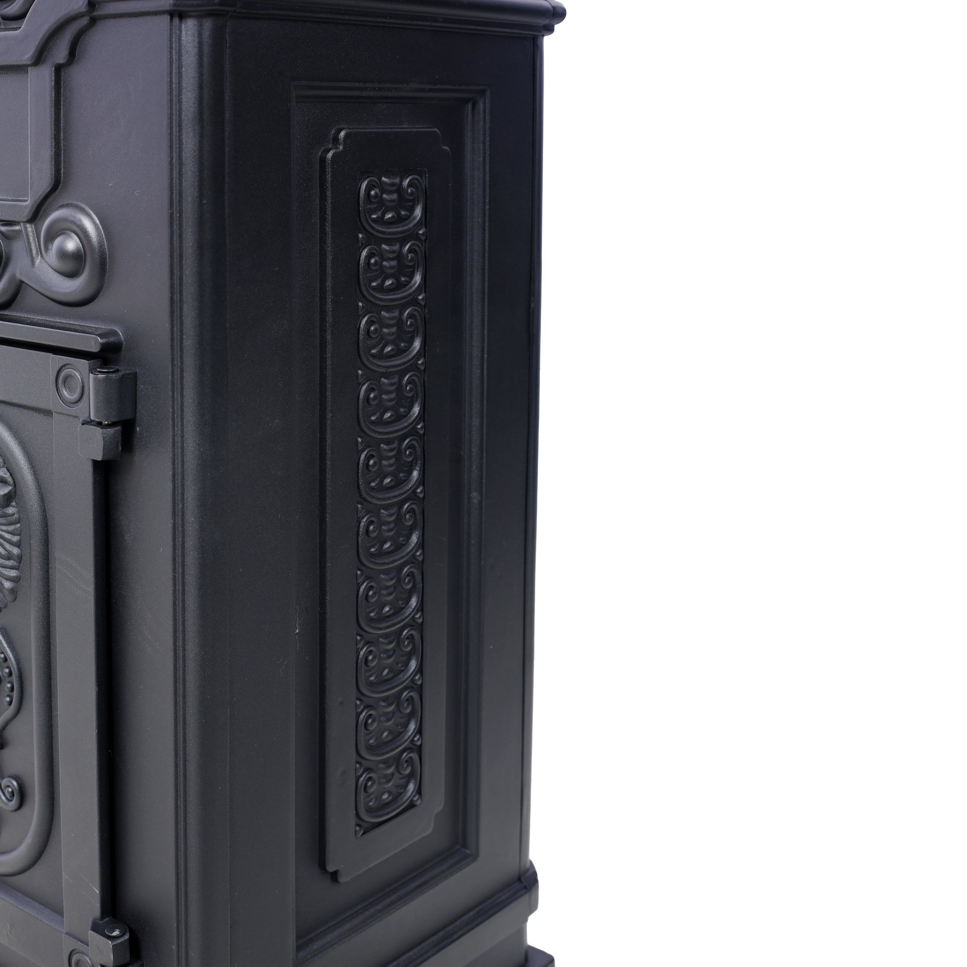 Mailboxs Residential Large Capacity Letter Box Aluminum Outdoor Rainproof Postbox Statue - Black - Image 10