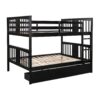 Full Over Full Bunk Bed With Drawers And Ladder For Bedroom - Espresso - Image 14