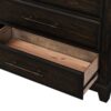 2 Drawer Nightstand Elegant Design - Mahogany - Image 6