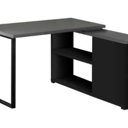 Computer Desk, Home Office, Corner, Left, Right Set - Up, Storage Drawers, L Shape, Laptop, And Contemporary & Modern - Black