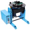 Heavy Duty Rotary Welding Positioner Turntable Table With Manual Tilt And 3 Jaw Lathe Chuck - Blue - Image 7