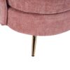 Polyester Fiber Loveseat Sofa Chair Upholstered Couch With Golden Metal Legs Club 2 Seat Sofa For Living Reading Room Bedroom Apartment Small Space Dorm - Pink - Image 11