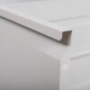 Heavy Duty 5 Drawer Metal Vertical File Cabinet With Lock And Wheels For Home Office - Brushed Nickel - Image 17