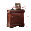 Louis Philippe - Nightstand, Elegant Design - Cherry - Image 6