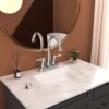 4" Centerset Bathroom Faucet With Pop Up Drain And Water Supply Lines - Brushed Nickel - Image 4
