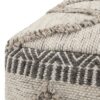 Sweeney - Square Pouf - Gray / Natural - Image 2