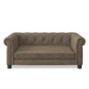 Modern Linen Fabric Elevated Pet Bed Sofa For Small And Medium Dogs - Brown - Image 9