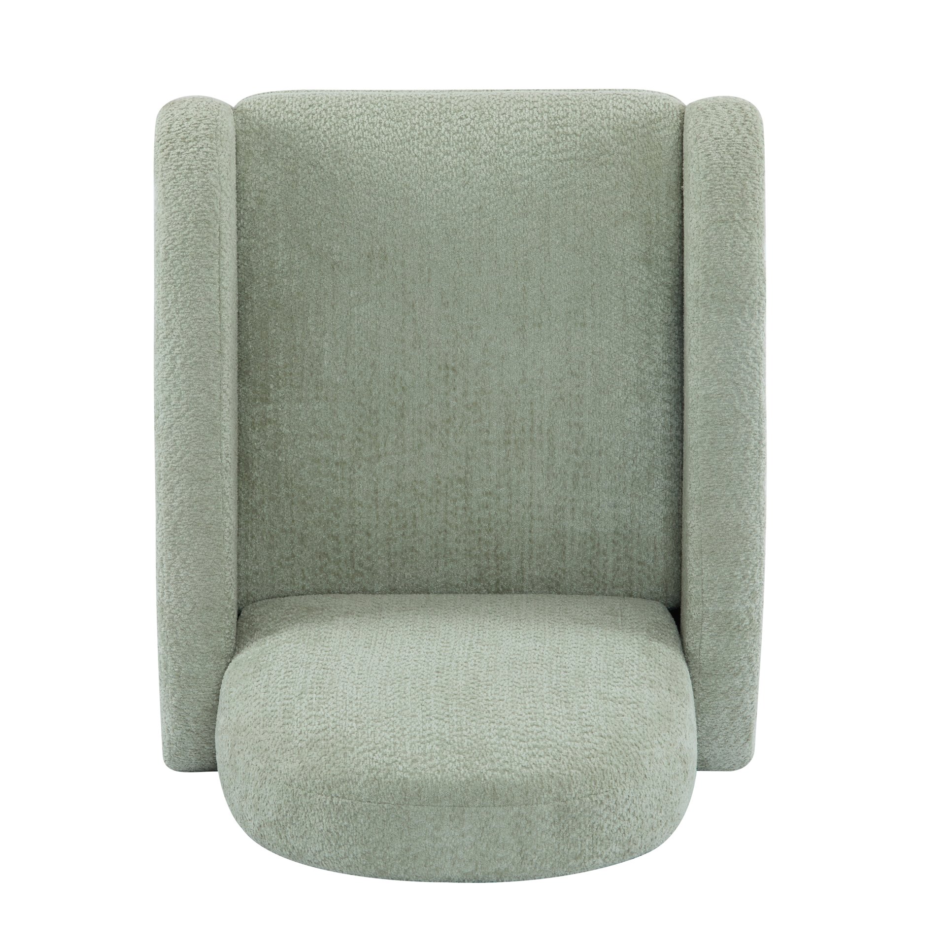 Modern 360 Swivel And Glider Recliner Chair - Light Green - Image 9