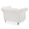 1 Seater Sofa For Living Room - White - Image 11