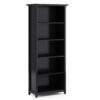 Amherst - 5 Shelf Bookcase - Black - Image 9