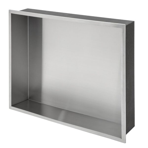 Stainless Steel Shower Niche With, 19" X 15", Durable And Rust Resistant - Brushed Nickel