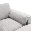 Modular Sectional With Storage Pockets, 5 Seat U Shaped Couch Set With Pillows, Free Combination Modern Cloud Sofa With 2 Movable Ottoman - Medium Gray - Image 11