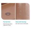 19" X 15" Stainless Steel Bathroom Sink With Pop Up Drain, Nano Surface - Rose Gold - Image 8