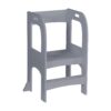 Child Standing Tower, Step Stool For Kids, Toddler Step Stool For Kitchen Counter - Gray - Image 5